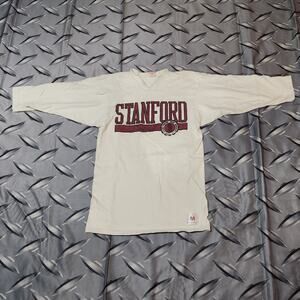 VTG 80s Stanford University T-Shirt Collegiate Pacific Size S